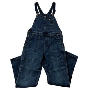Duluth Double Flex Denim Fleece Lined Overalls Women S Blue Denim Stretch Farm